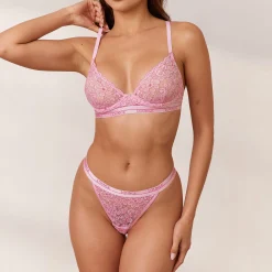 Lounge Underwear Med Bygel | Balcony<Tvåfärgad Balcony BH - Rosa