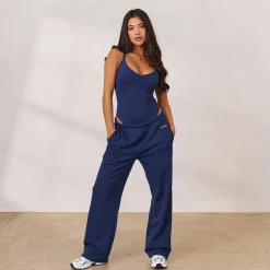 Lounge Underwear Kläder<Varsity Brottarrygg Bodysuit - Marinblå