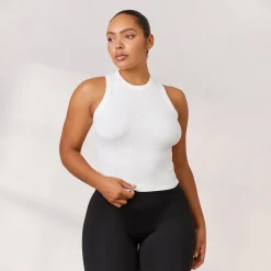 Lounge Underwear Kläder<Varsity Brottarrygg Top - Vit