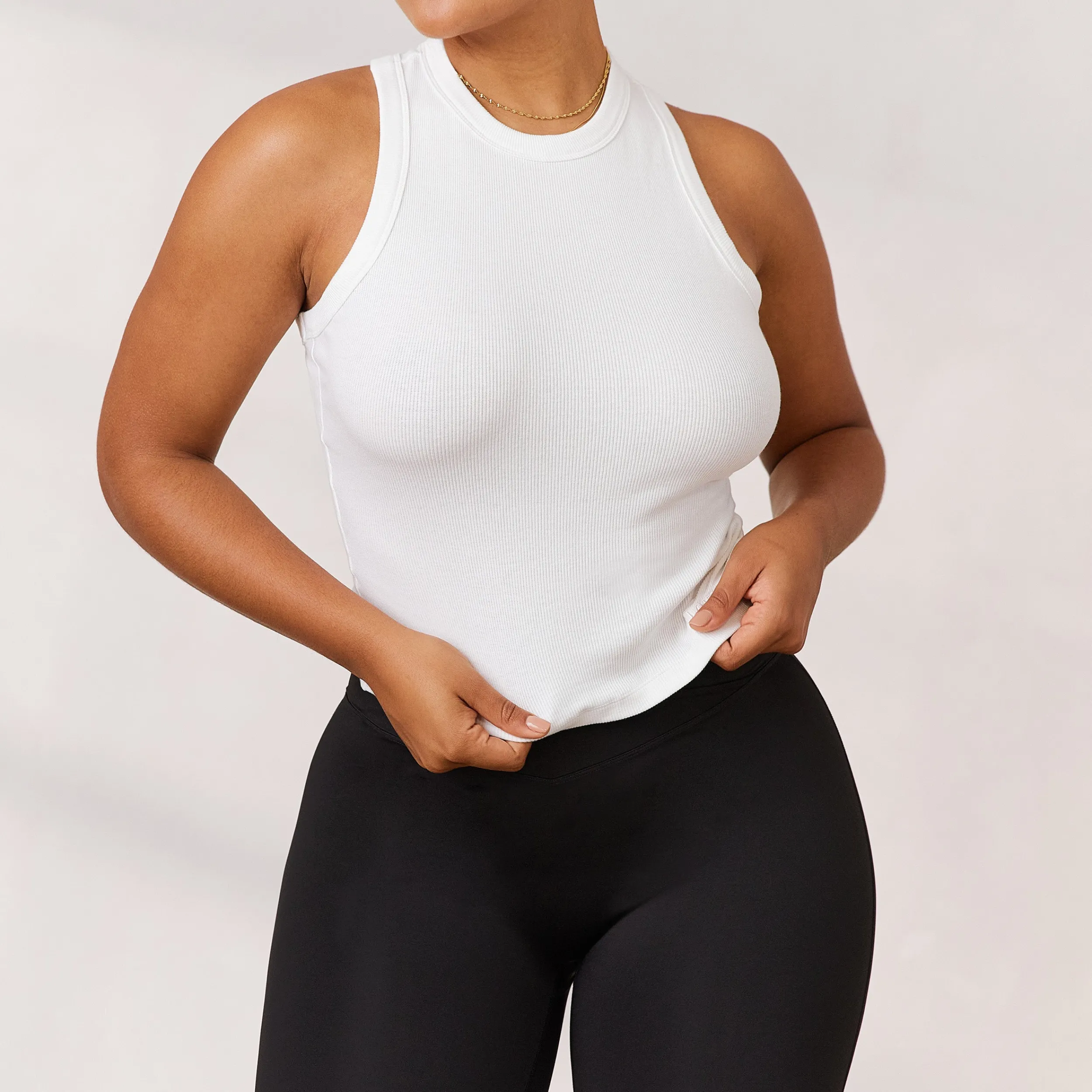 Lounge Underwear Kläder<Varsity Brottarrygg Top - Vit