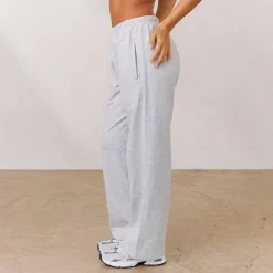 Lounge Underwear Kläder<Varsity Joggingbyxor med Rakt Ben - Frostfärgad