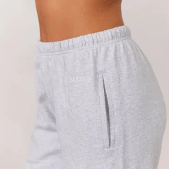 Lounge Underwear Kläder<Varsity Joggingbyxor med Rakt Ben - Frostfärgad