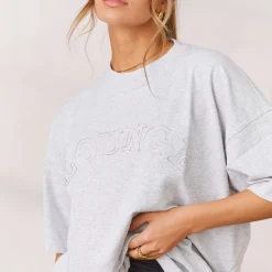 Lounge Underwear Kläder<Varsity Oversized T-Shirt - Frostfärgad