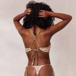 Lounge Underwear Bikinis<Vändbar Bralette Bikinitopp - Grön/Blommig Grön/Blommig