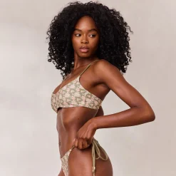 Lounge Underwear Bikinis<Vändbar Bralette Bikinitopp - Grön/Blommig Grön/Blommig
