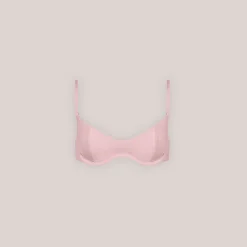 Lounge Underwear Bikinis<Vändbar Bygel-Bikinitopp - Rosa/Blommig Rosa/Blommig
