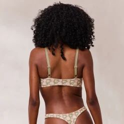 Lounge Underwear Bikinis<Vändbar Plunge Bikinitopp - Grön/Blommig Grön/Blommig
