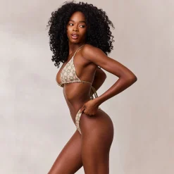 Lounge Underwear Bikinis<Vändbar Triangle Bikinitopp - Grön/Blommig Grön/Blommig