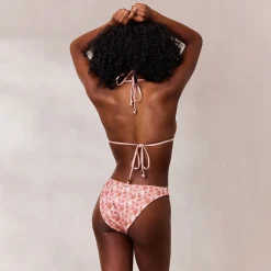 Lounge Underwear Bikinis<Vändbar Triangle Bikinitopp - Rosa/Blommig Rosa/Blommig