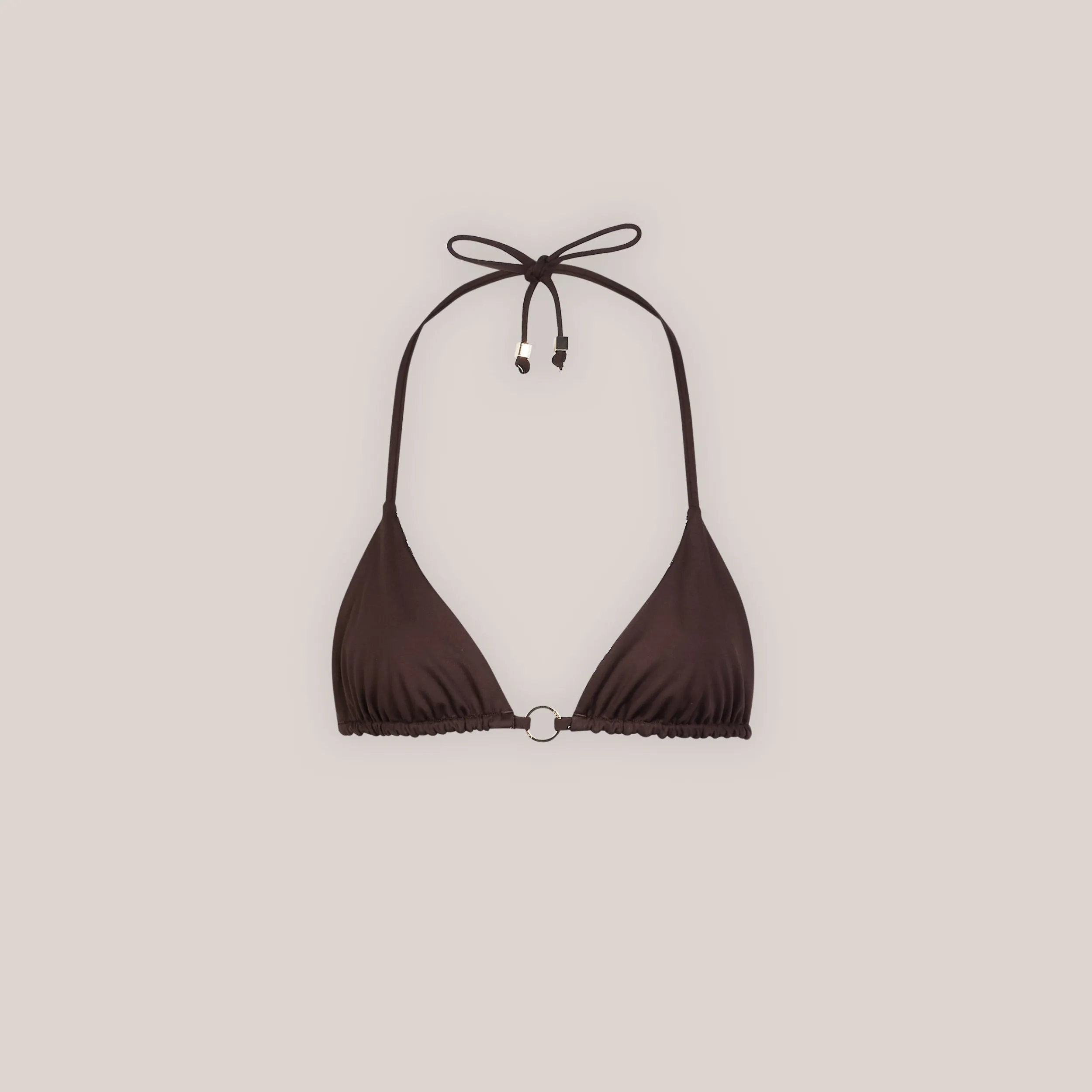 Lounge Underwear Bikinis<Vändbar Triangle Bikinitopp - Brun/Blommig Brun/Blommig