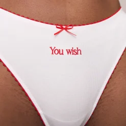 Lounge Underwear Samla Och Spara | Stringtrosor<You Wish' Stringtrosor - Vit
