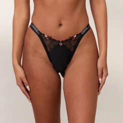 Lounge Underwear Stringtrosor<Zalia Stringtrosor - Svart